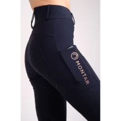 Montar Rijlegging Michelle Rosegold Logo Navy -Aanbiedingen Ruiter Set Winkel montar 22229 7 michelle pull on w rosegold logo4.259329