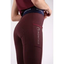 Montar Rijbroek Kehlani Full Grip Plum -Aanbiedingen Ruiter Set Winkel montar montar 22117 33 kehlani logotape waistband1.a39243