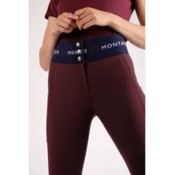Montar Rijbroek Kehlani Full Grip Plum -Aanbiedingen Ruiter Set Winkel montar montar 22117 33 kehlani logotape waistband3.faa1aa
