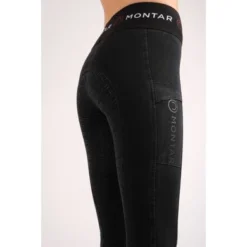 Montar Rijlegging Valeria Full Grip Denim Zwart -Aanbiedingen Ruiter Set Winkel montar montar 22122 03 valeria logo tape wide1.8ad36d