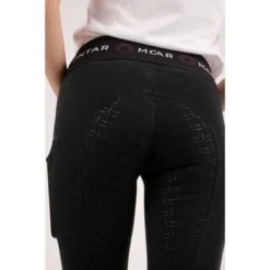 Montar Rijlegging Valeria Full Grip Denim Zwart -Aanbiedingen Ruiter Set Winkel montar montar 22122 03 valeria logo tape wide3.104634