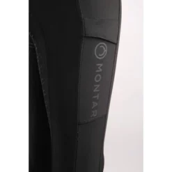 Montar Rijlegging Valeria Full Grip Zwart -Aanbiedingen Ruiter Set Winkel montar montar 22122 43 valeria logo tape wide black fg detail3.e57674