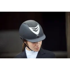 OneK Cap Defender Pro Matt Glitter Zwart/Chroom -Aanbiedingen Ruiter Set Winkel onek 1k20000101 1 1.8ac437