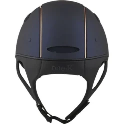 OneK Cap Defender Pro Matt Rosegold Lijnen Navy -Aanbiedingen Ruiter Set Winkel onek 1k20020114 1.b28a9a