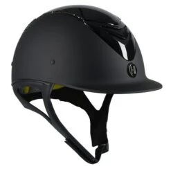 OneK Cap Mips Defender Matt Glossy Top Swarovski Zwart