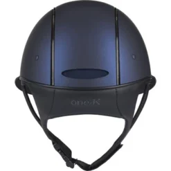 OneK Cap Mips Avancé Matt Chrome Lijnen Navy -Aanbiedingen Ruiter Set Winkel onek 1k75010114 1.032409