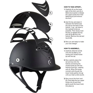 OneK Cap Avancé Convertible Glossy Zwart 6 OneK Cap Avancé Convertible Glossy Zwart - Afbeelding 4