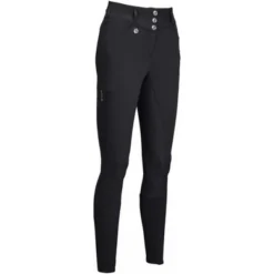Pikeur Rijbroek Highwaist Winter Full Grip Dames Zwart