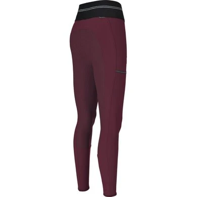 Pikeur Rijlegging Gia Athleisure Full Grip Bordeaux 4 Pikeur Rijlegging Gia Athleisure Full Grip Bordeaux - Afbeelding 2
