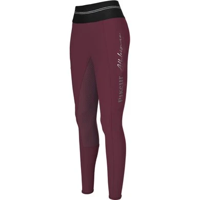 Pikeur Rijlegging Gia Athleisure Full Grip Bordeaux 3 Pikeur Rijlegging Gia Athleisure Full Grip Bordeaux