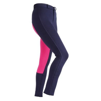 Wessex Jodhpurs Broek Two Tone Navy/Roze 3 Wessex Jodhpurs Broek Two Tone Navy/Roze
