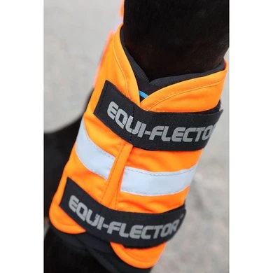 Equi-Flector Arm/been Band Reflecterend Oranje One Size 4 Equi-Flector Arm/been Band Reflecterend Oranje One Size - Afbeelding 2