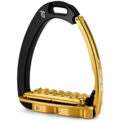 Tech Stirrups Stijgbeugels Venice Plus EVO Zwart/Goud Adult