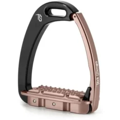 Tech Stirrups Stijgbeugels Venice EVO Zwart/Rosegold Young