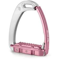 Tech Stirrups Stijgbeugels Venice EVO Cl Zilver/Roze Young