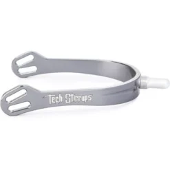 Tech Stirrups Sporen Verona Extra Lang Titanium