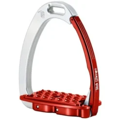 Tech Stirrups Stijgbeugels Venice EVO Cl. Zilver/Rood Adult