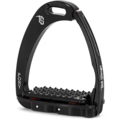 Tech Stirrups Stijgbeugels Venice Plus Dressuur Zwart Pony
