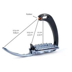 Tech Stirrups Stijgbeugels Venice Pony Plus Zilver/Goud Pony -Aanbiedingen Ruiter Set Winkel ts venice pony plus open.188a0a 5