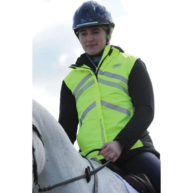 Weatherbeeta Bodywarmer Reflective HiVis Lichtgewicht Waterproof Voor Kinderen Geel 5 Weatherbeeta Bodywarmer Reflective HiVis Lichtgewicht Waterproof Voor Kinderen Geel - Afbeelding 3