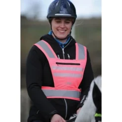 Weatherbeeta Veiligheidsharnas Reflective HiVis Roze -Aanbiedingen Ruiter Set Winkel wb 1005270002 wb harness hiviz lifestyle2.29db6b 1