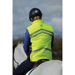 Weatherbeeta Bodywarmer Reflective HiVis Gewatteerd Voor Kinderen Geel -Aanbiedingen Ruiter Set Winkel wb 1005273007 wb qlt gilet hiviz lifestyle.4e86be